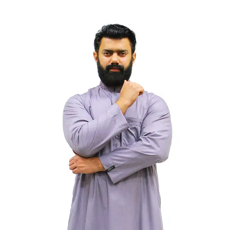 Collared Lilac Thobe 950-2