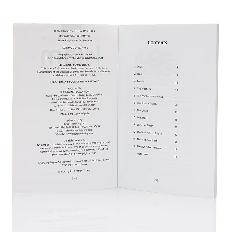 The Children's Book Of Islam Book Part 1