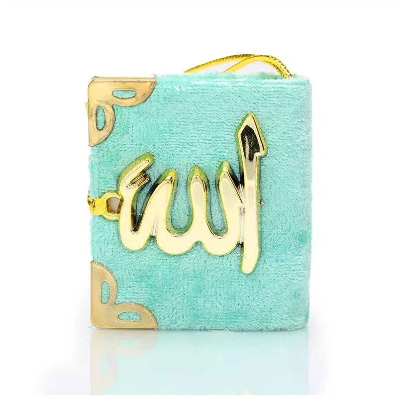 Quran Hanger Mint With Gold Accent