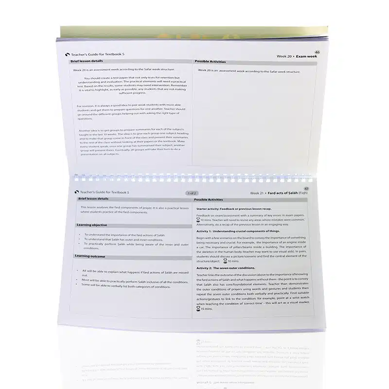 Safar Teacher's Guide For Islamic Studies 5