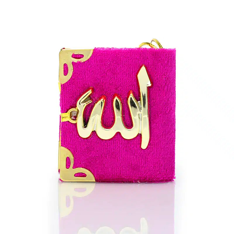 Quran Hanger Magenta With Gold Accent