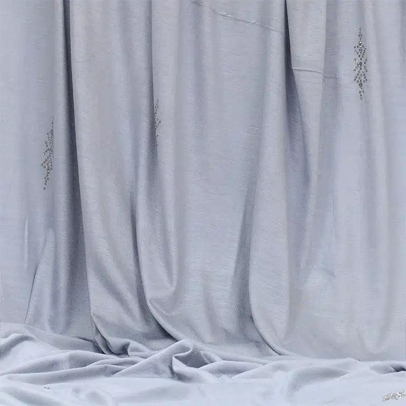 Elegant Jersey Embellishment Grey Hijab