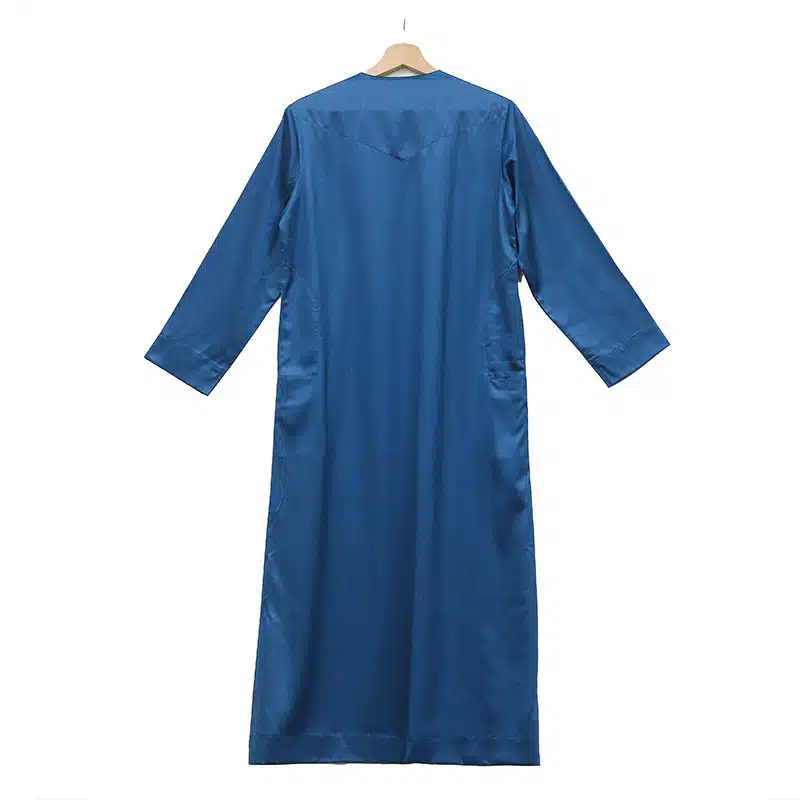 Omani Boys Teal Satin Thobe ASB-K33 COL 20