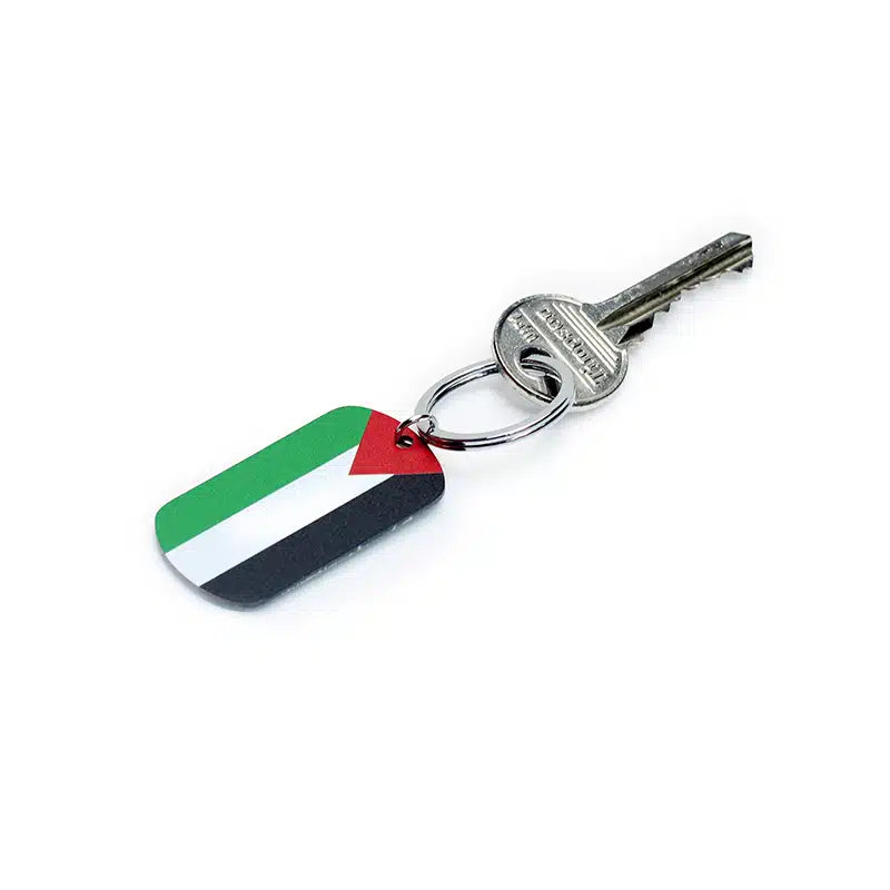 Rectangle Palestine Keyring