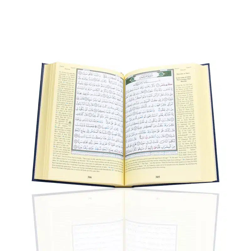 Tajweed Quran With meaning translation in English With Index On Quran Topics