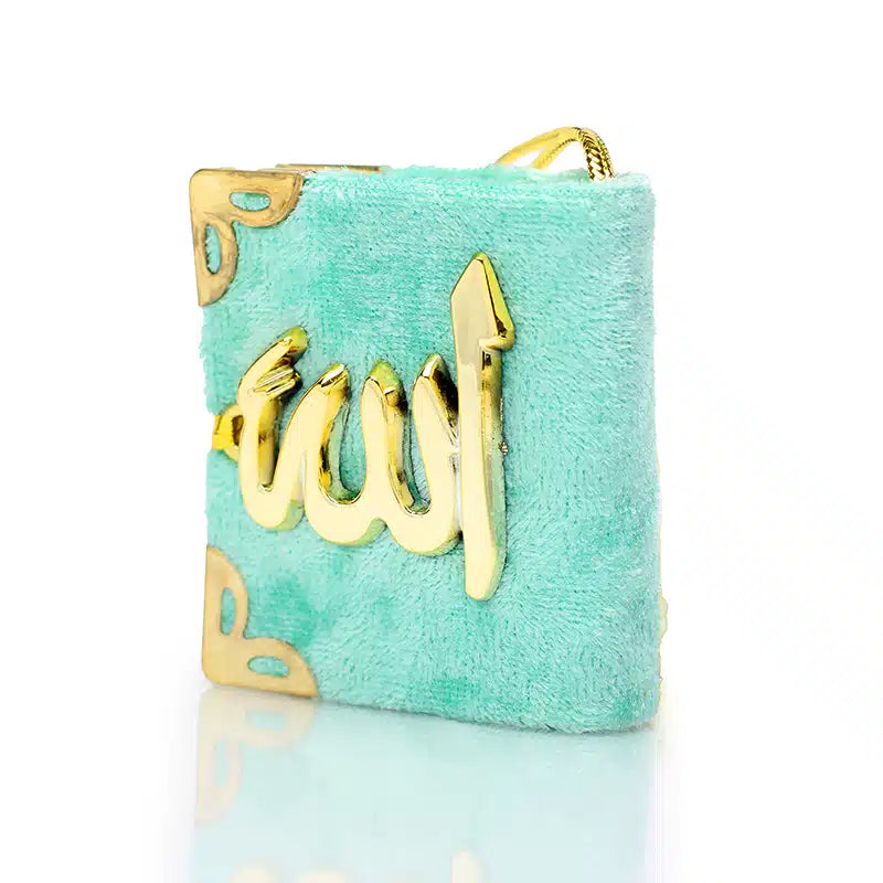 Quran Hanger Mint With Gold Accent