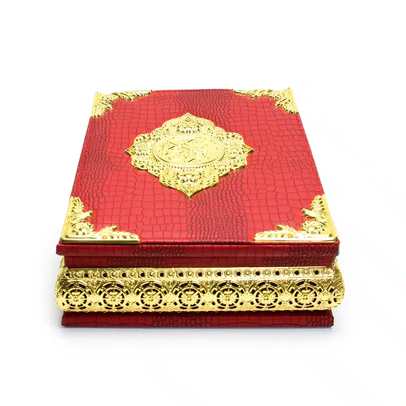 Red Leather Premium Quran Box