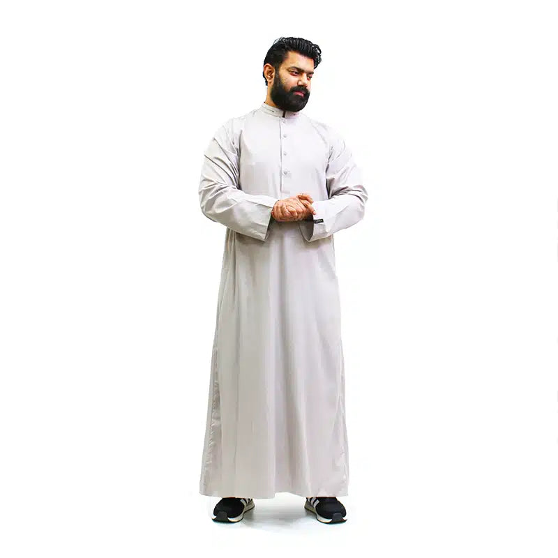 Detail Collar Grey Thobe 962-3