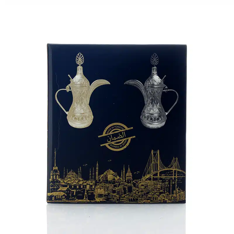 Embroidered Kettle Silver 735