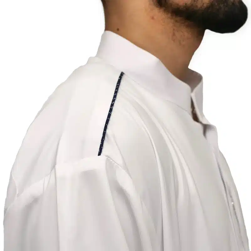 Men's Half Sleeved White Thobe 819
