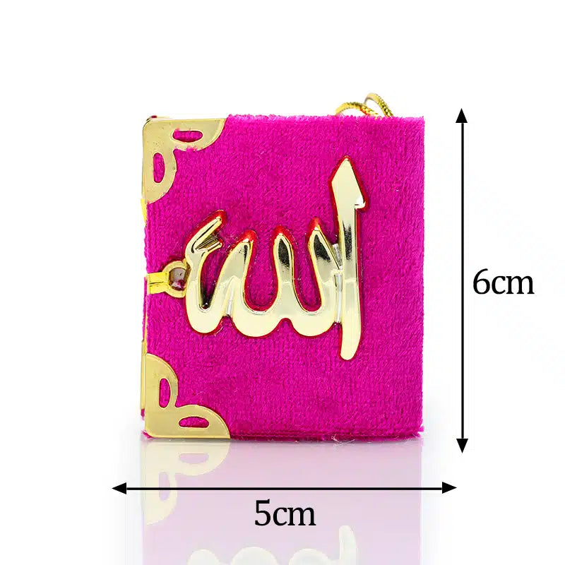 Quran Hanger Magenta With Gold Accent