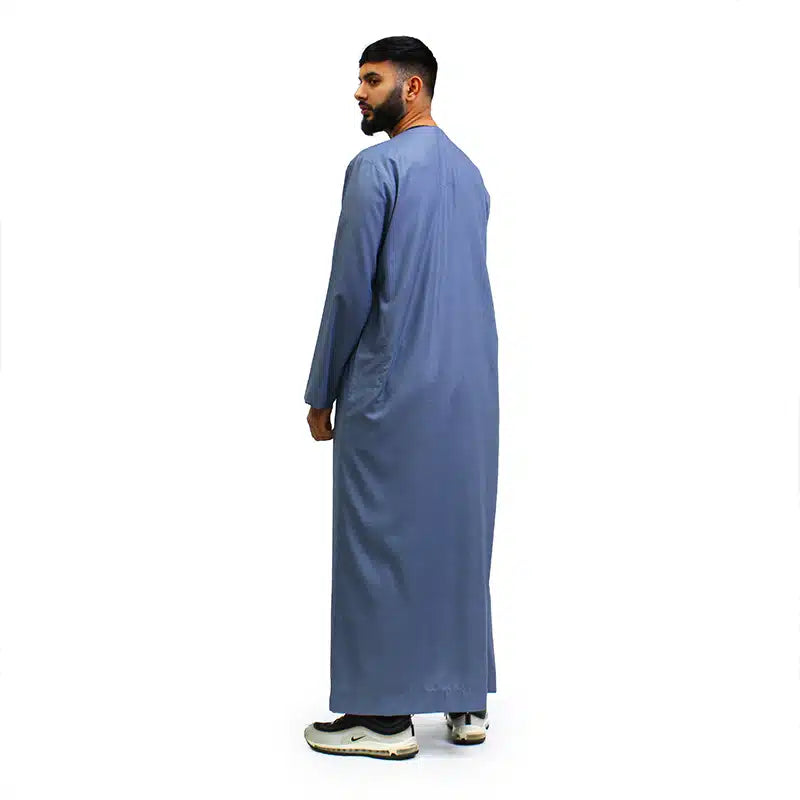 Omani Denim Blue Thobe