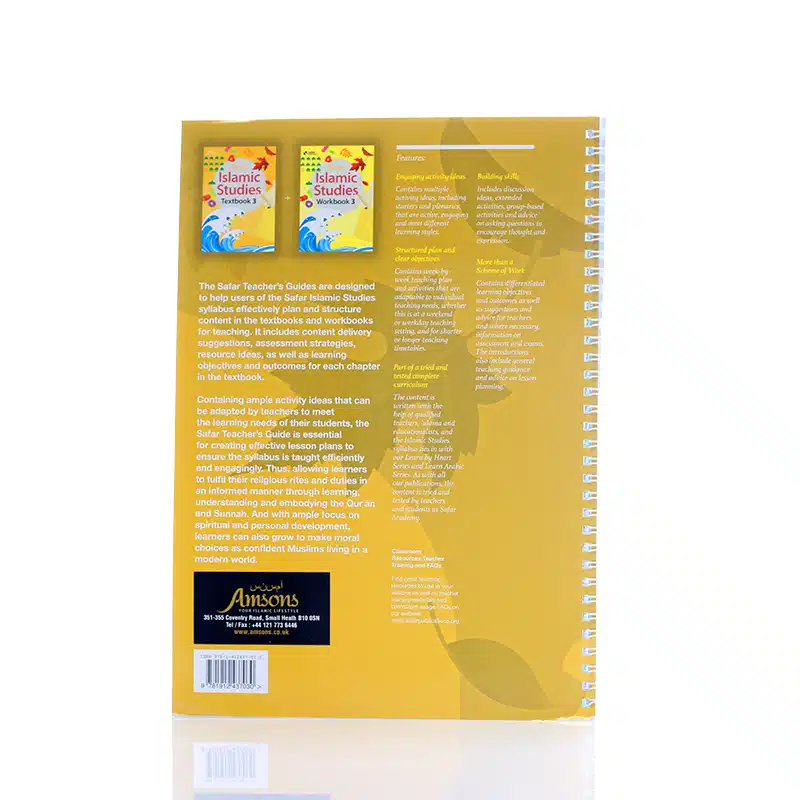 Safar Teacher's Guide For Islamic Studies 3