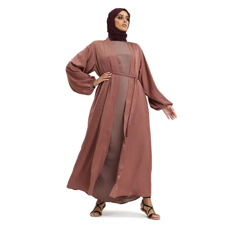 Nadia Elasticated Sleeved Rose Kimono