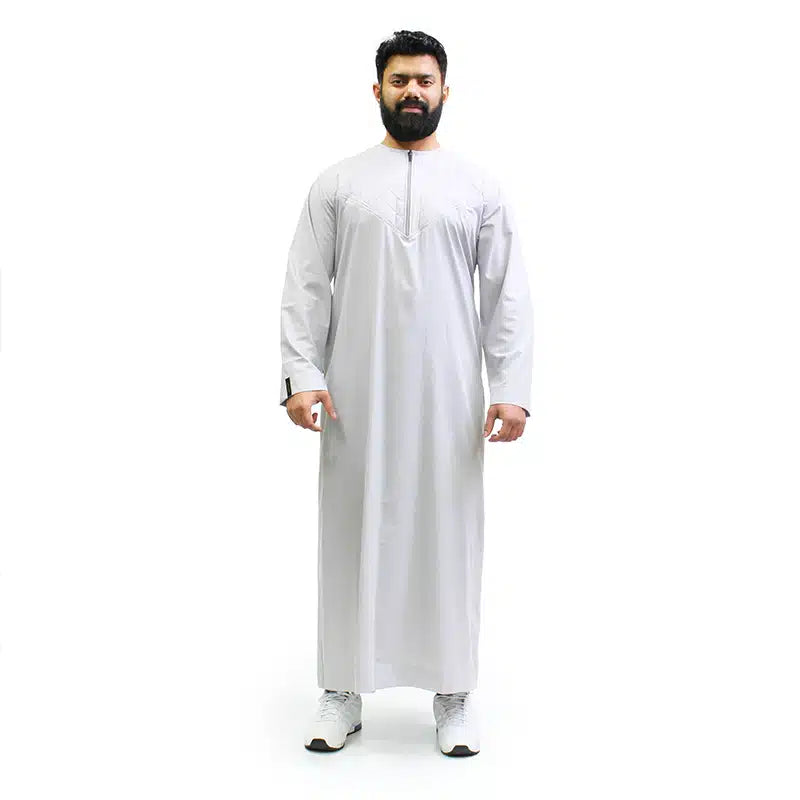 Omani Padded Grey Thobe 1511-17