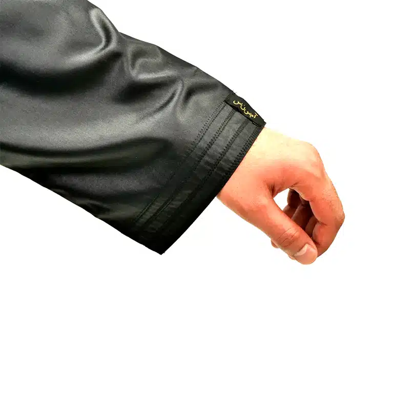 Omani Men's Triple Black Thobe 1501