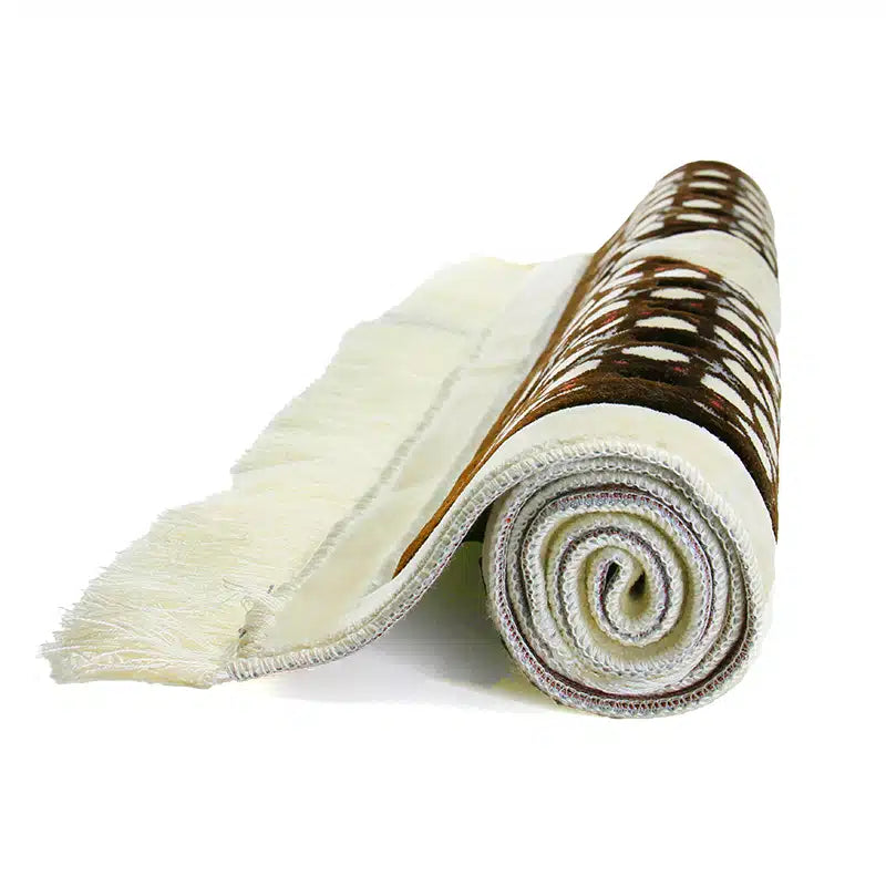 Megane Seccade White And Brown Prayer Mat