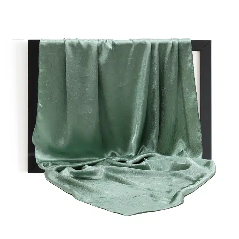 Silk Textured Sage Green Hijab
