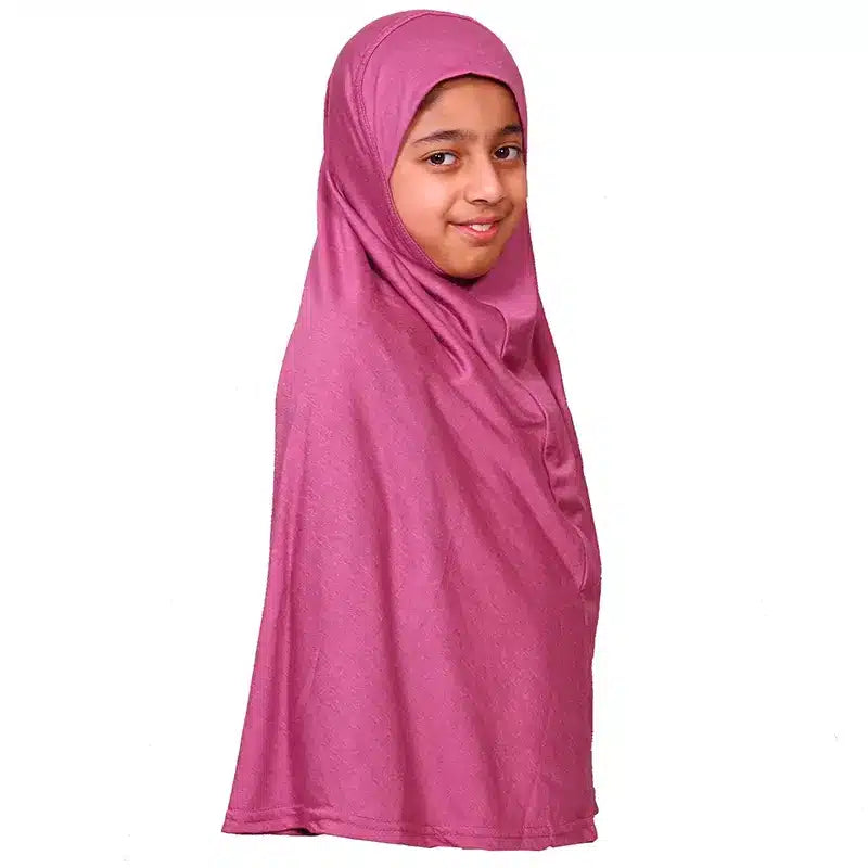 Raspberry Girls Hijab - XL Size
