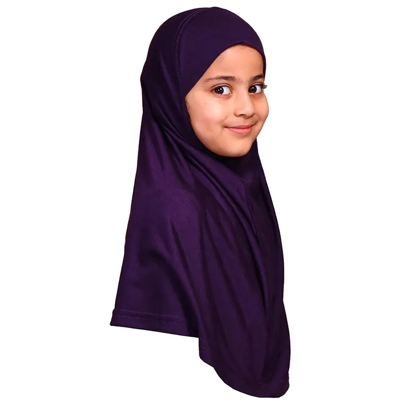 Plum Girls Hijab - Small Size
