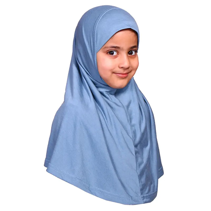 Denim Girls Hijab - Small Size