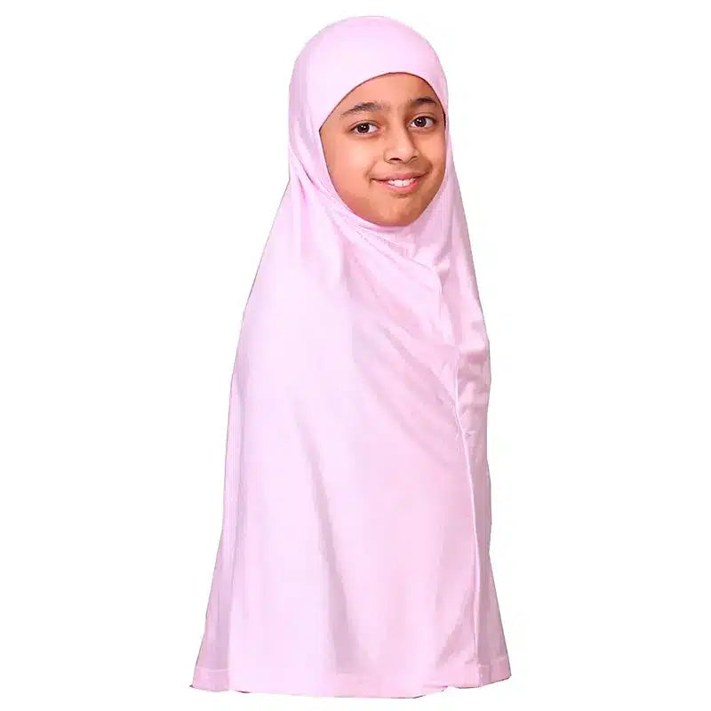 Light Pink Girls Hijab - XL Size