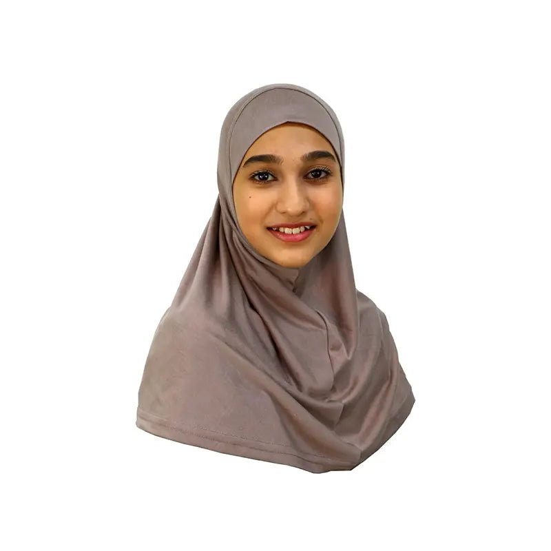 Dusty Rose Girls Hijab - Medium Size
