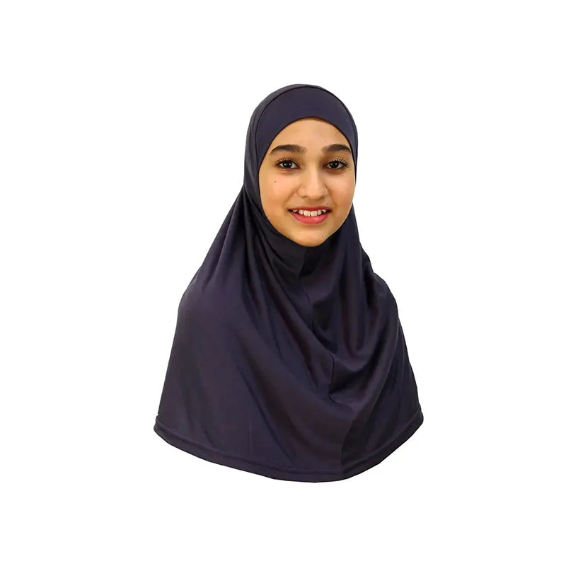 Marle Grey Girls Hijab 61 - Medium Size
