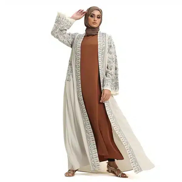 Iris Kimono Cream & Black