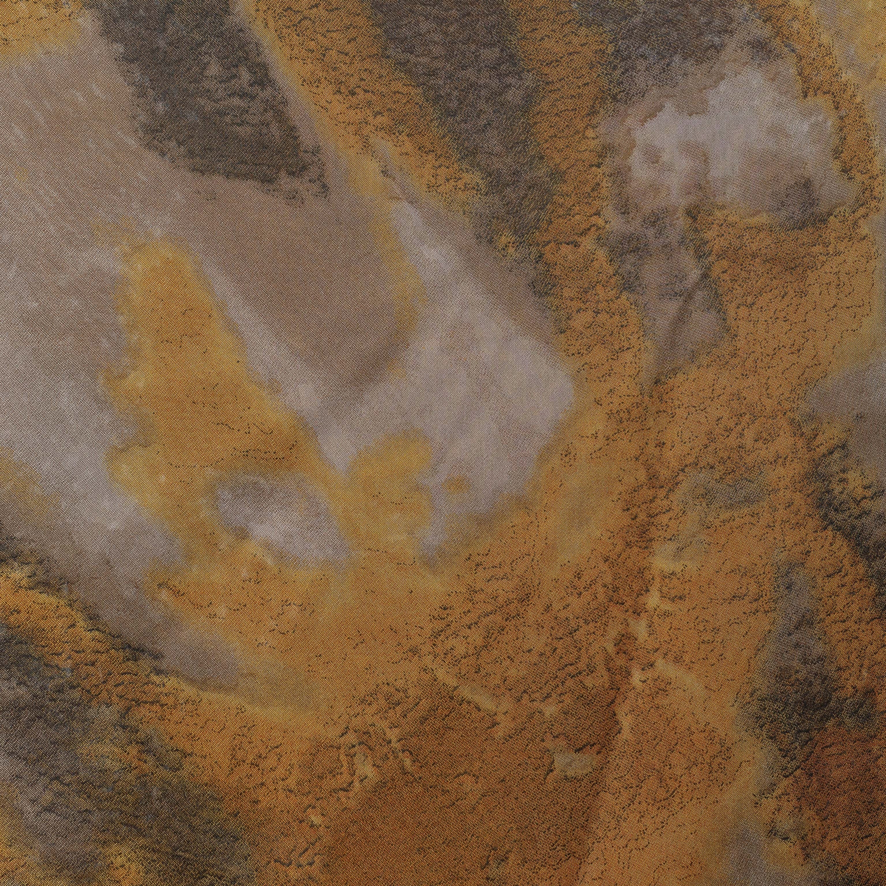 Vella Print Style 2-7 Silk Chiffon Hijab Mustard