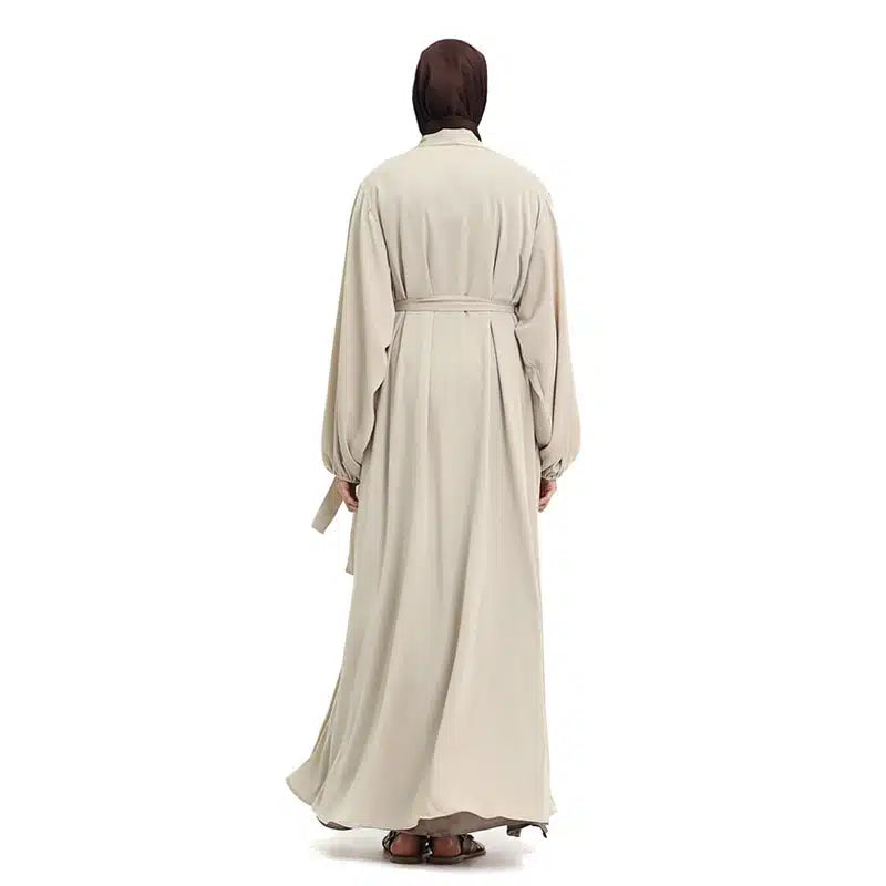 Nadia Elasticated Sleeved Ivory Kimono