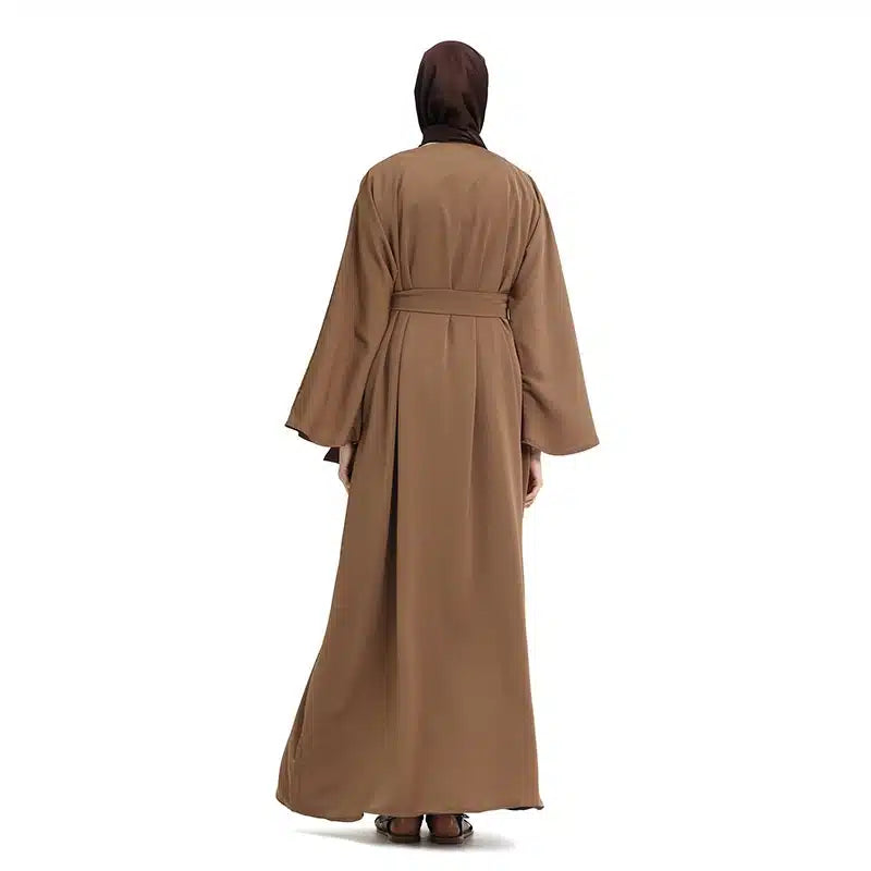 Naima Basic Light Brown Kimono