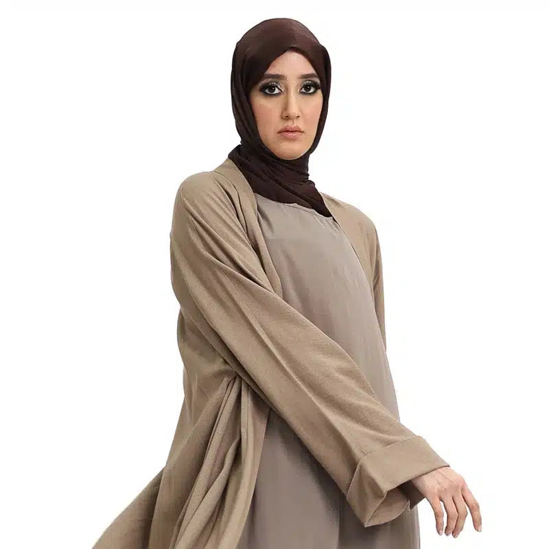 Caramel Linen Fabric Kimono