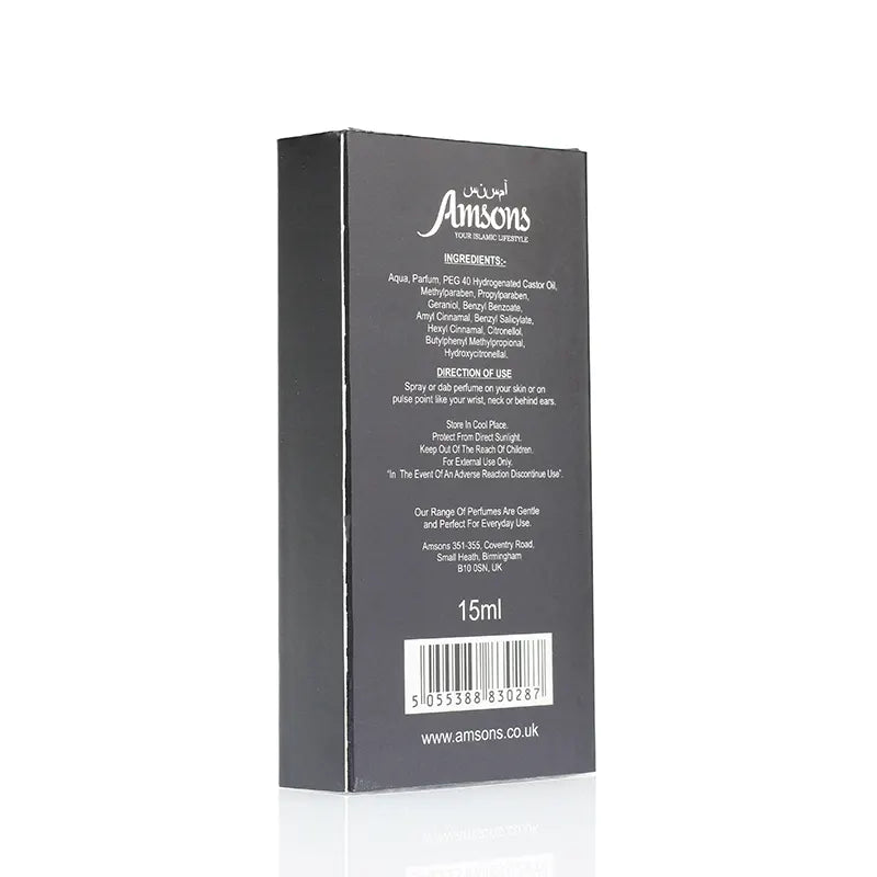 Men's Black Perfume 15ml
