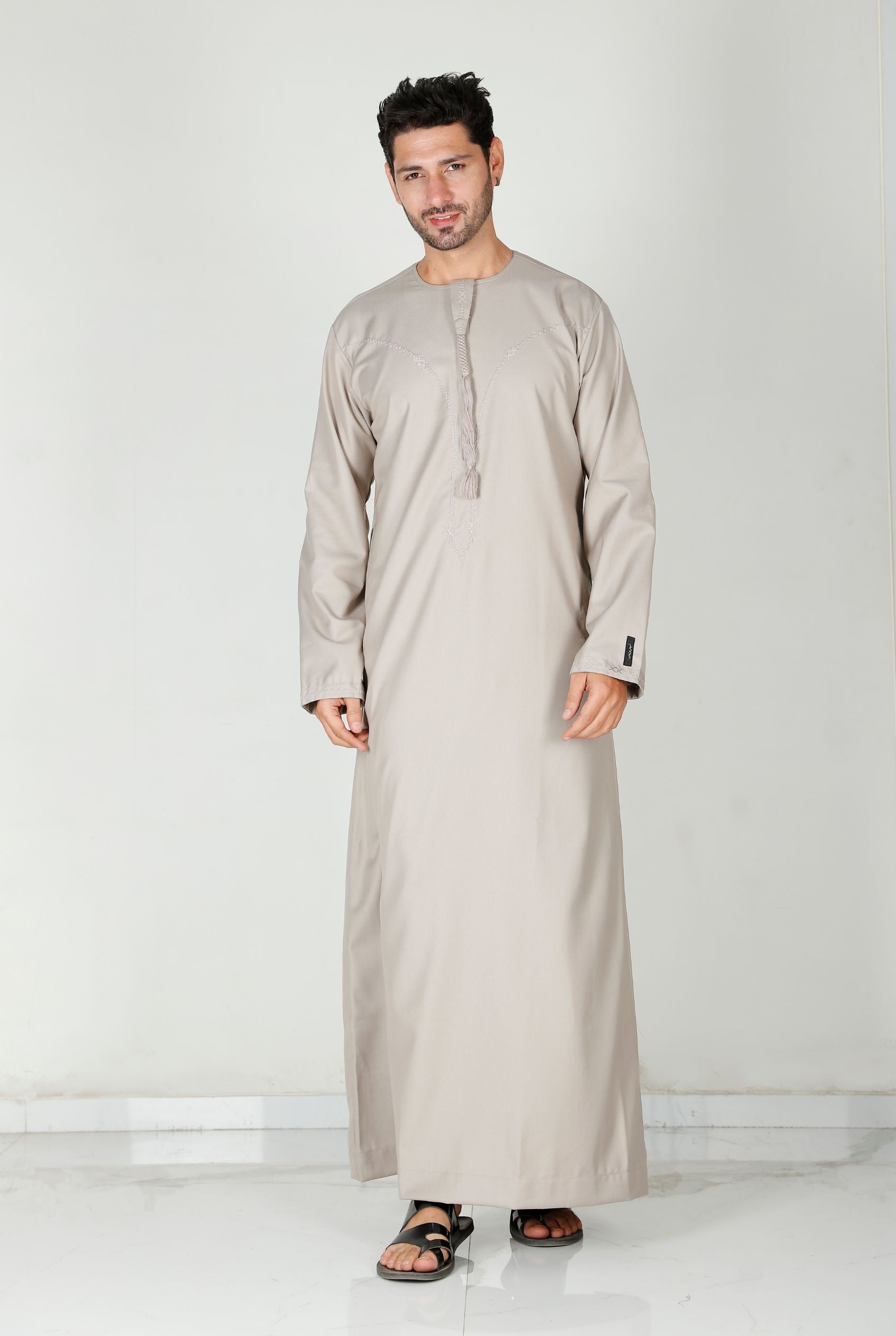 Tasselled Thobe Mocha 114 Col 5