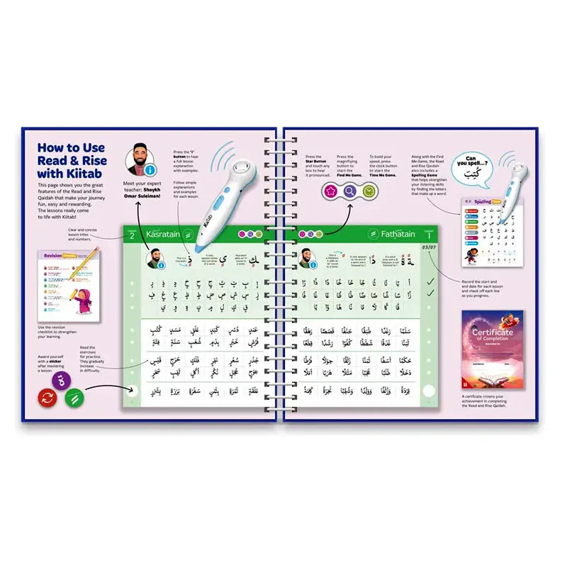 Read & Rise Qaidah Madinah Script