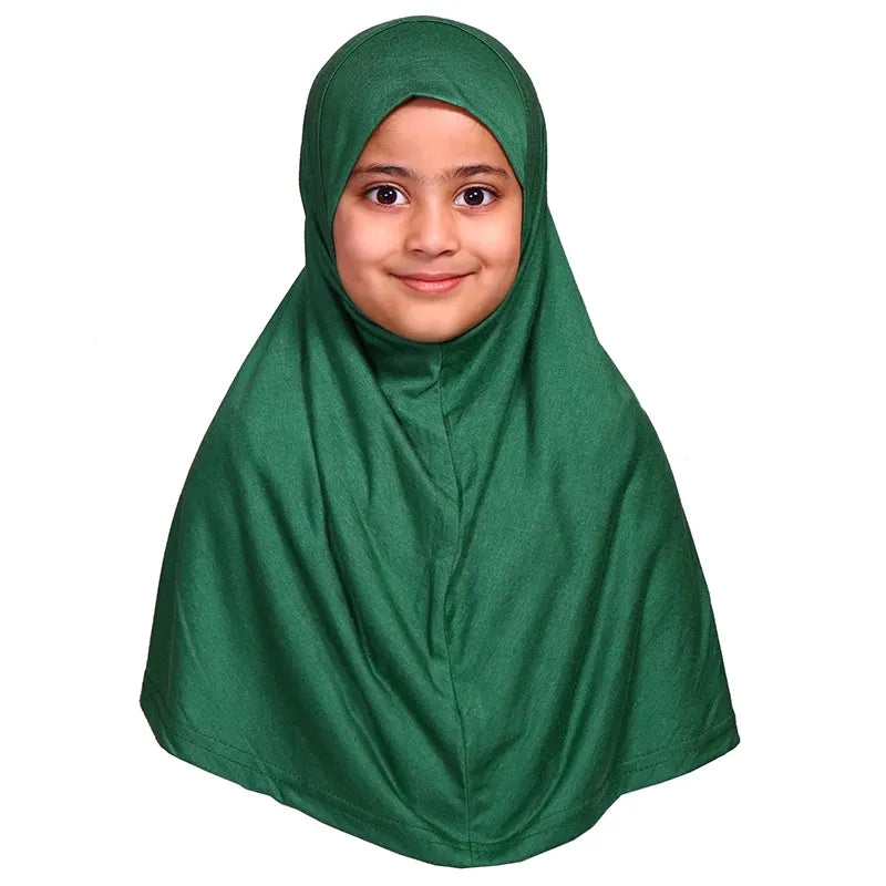 Green Girls Hijab - Small Size