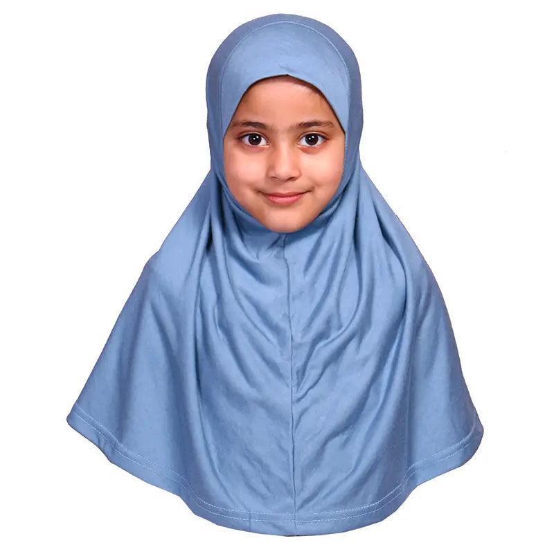 Denim Girls Hijab - Small Size