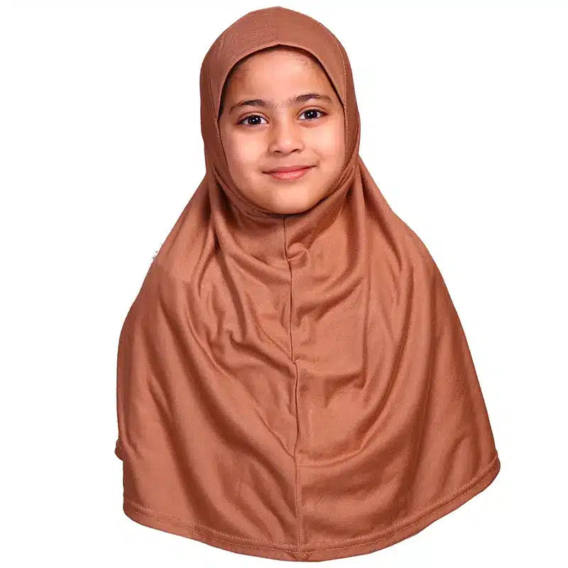 Brown Girls Hijab - Small Size
