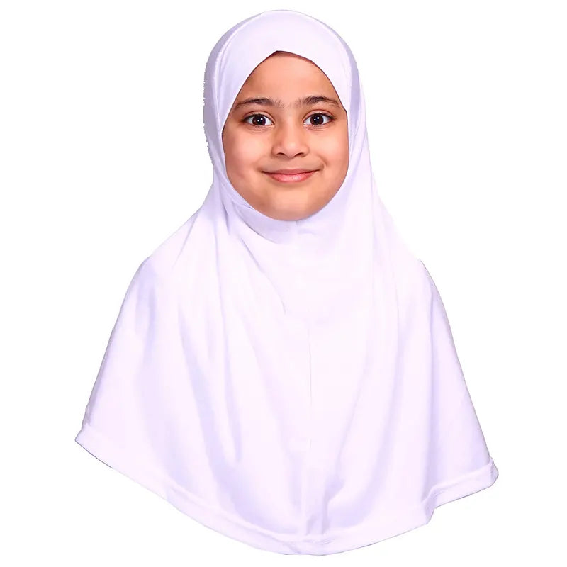 White Girls Hijab - Small Size