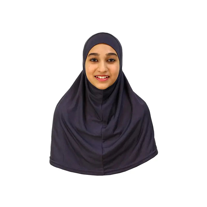 Marle Grey Girls Hijab 61 - Medium Size