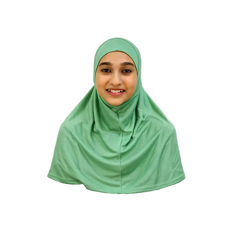 Pistachio Girls Hijab - Medium Size