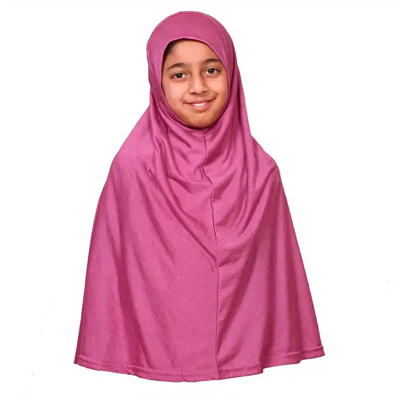 Raspberry Girls Hijab - XL Size