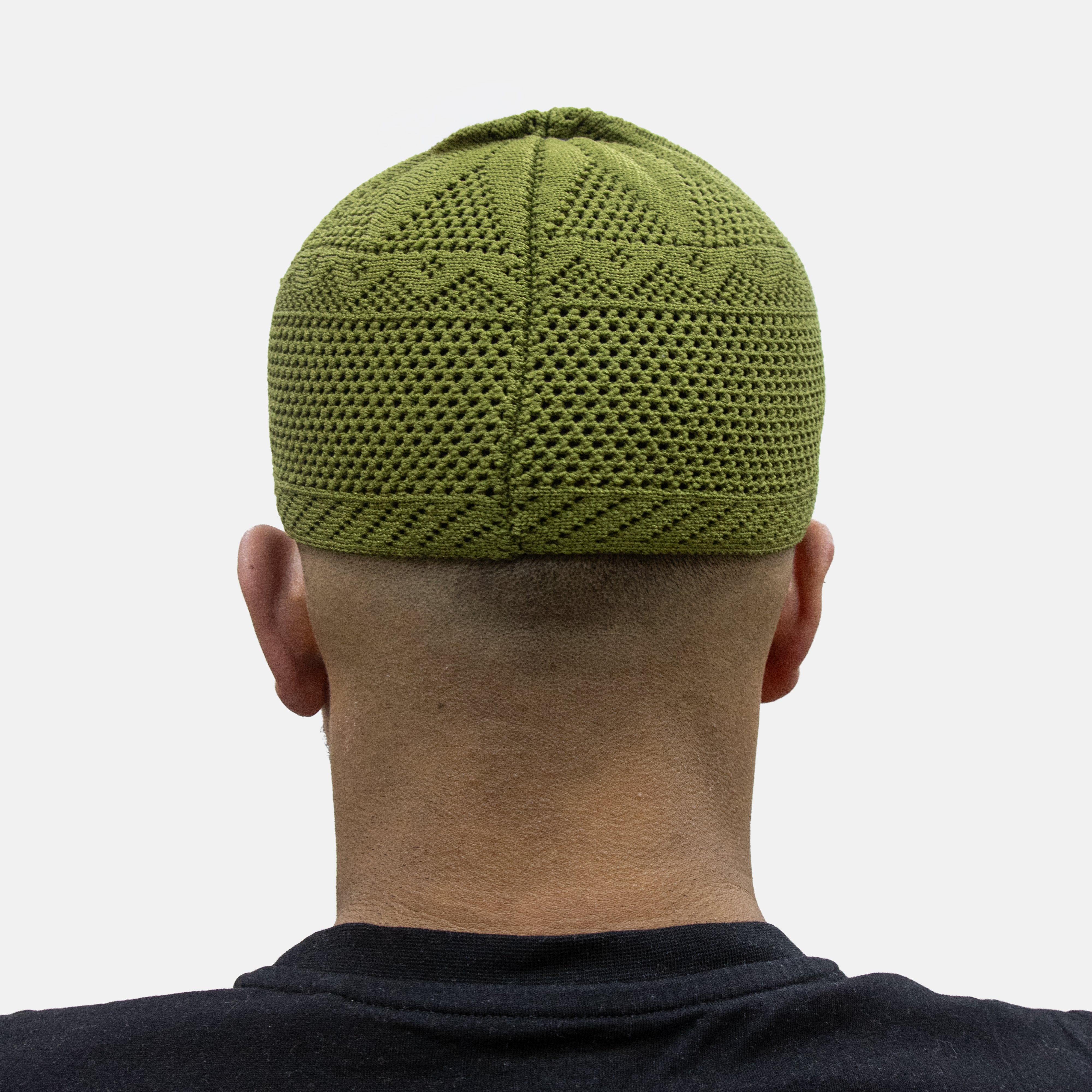 Mens Premium Knit Prayer Hat Olive