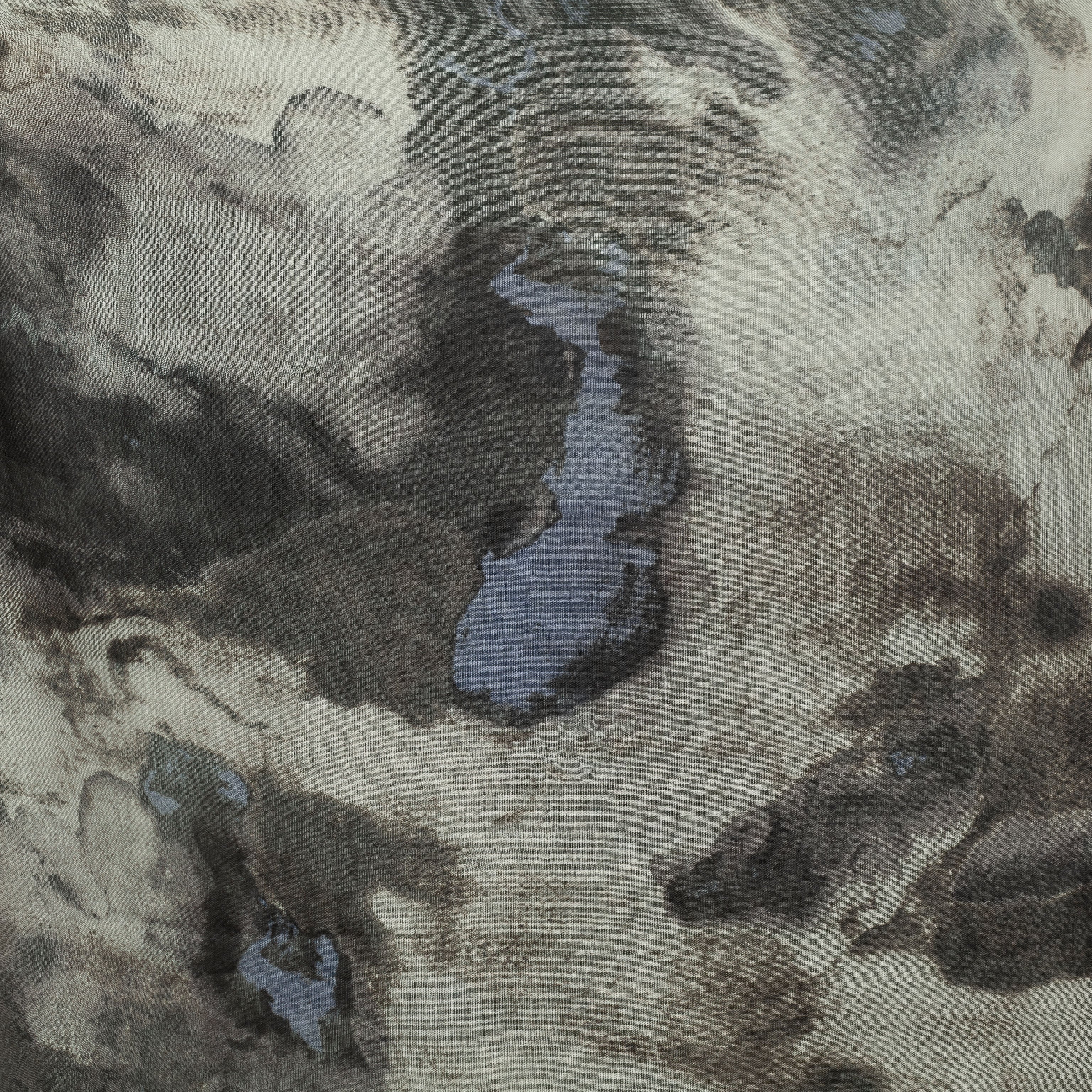 Watercolor Smooth Modal Hijab Blue Brown