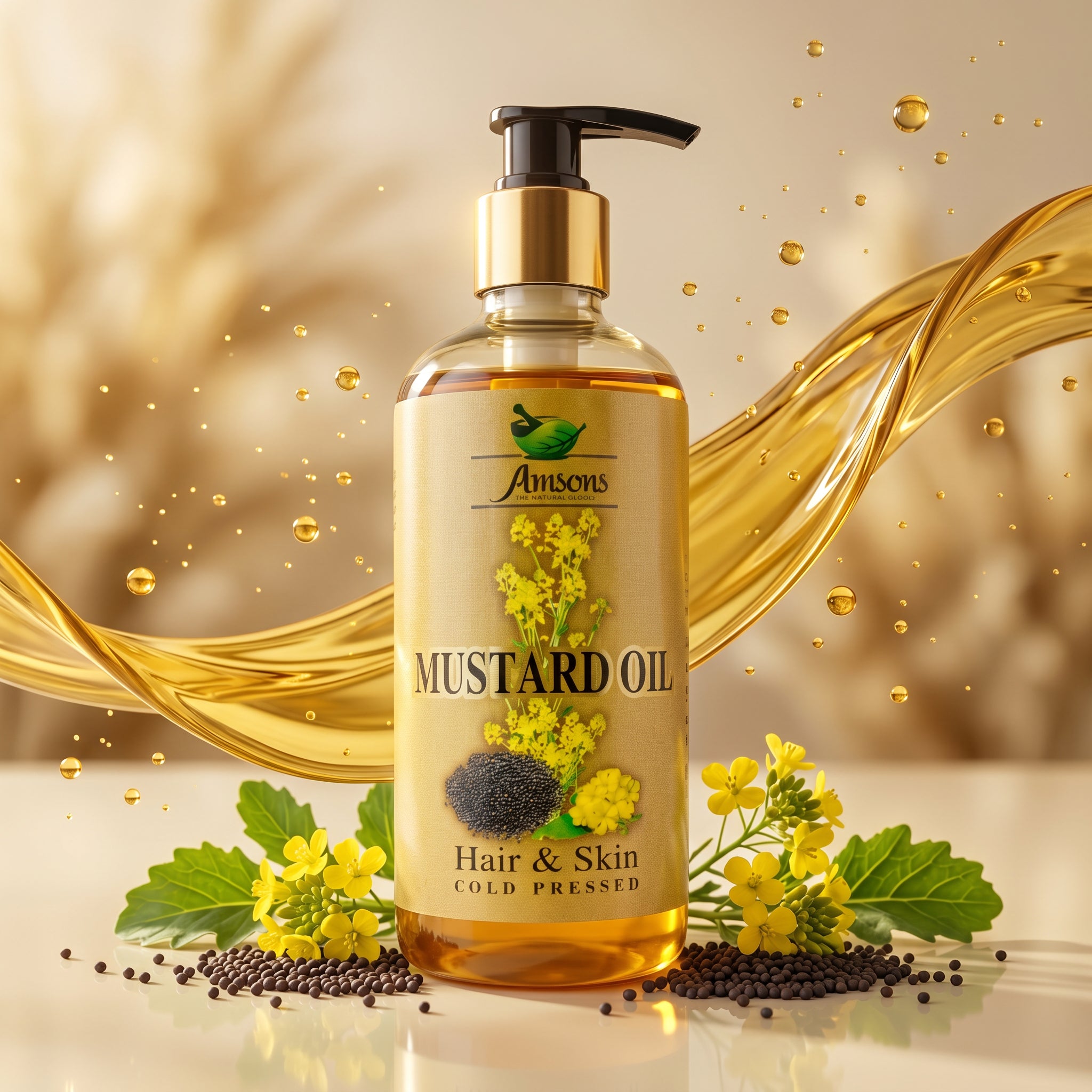 Cold Pressed Mustard Hair Oil