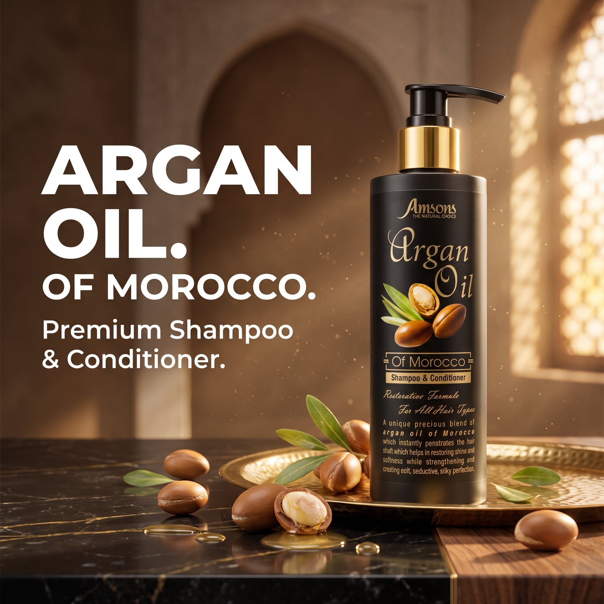 Argan Oil Of Morocco Shampoo & Conditioner 250ml