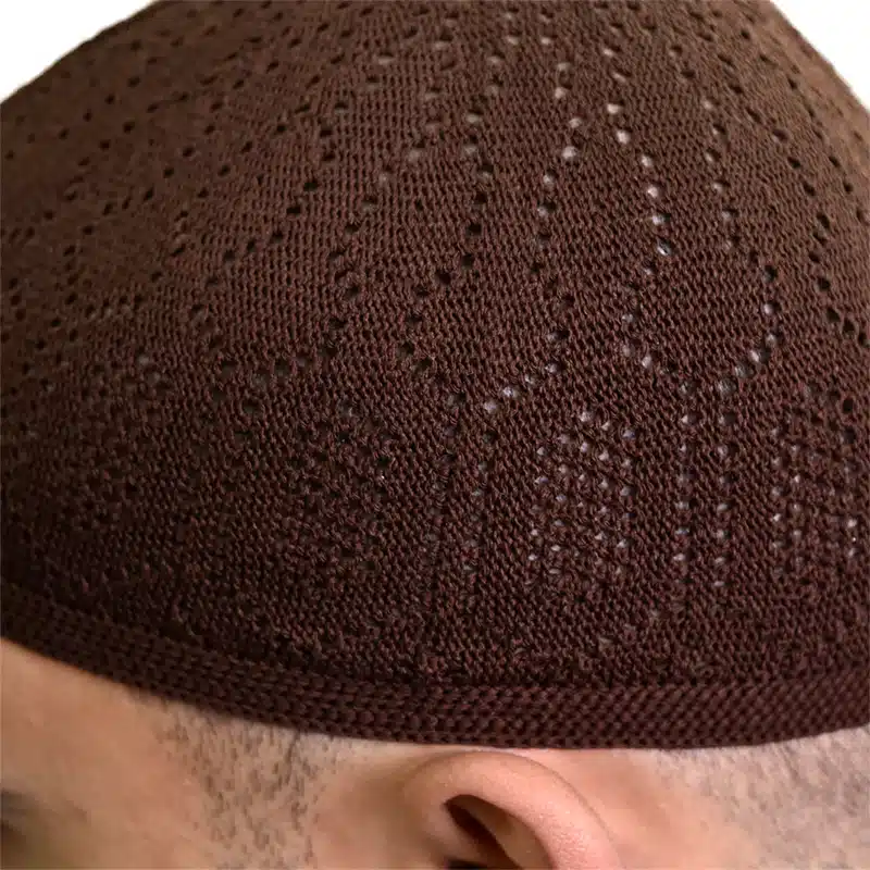 Men's Cotton Chocolate Prayer Hat image 1