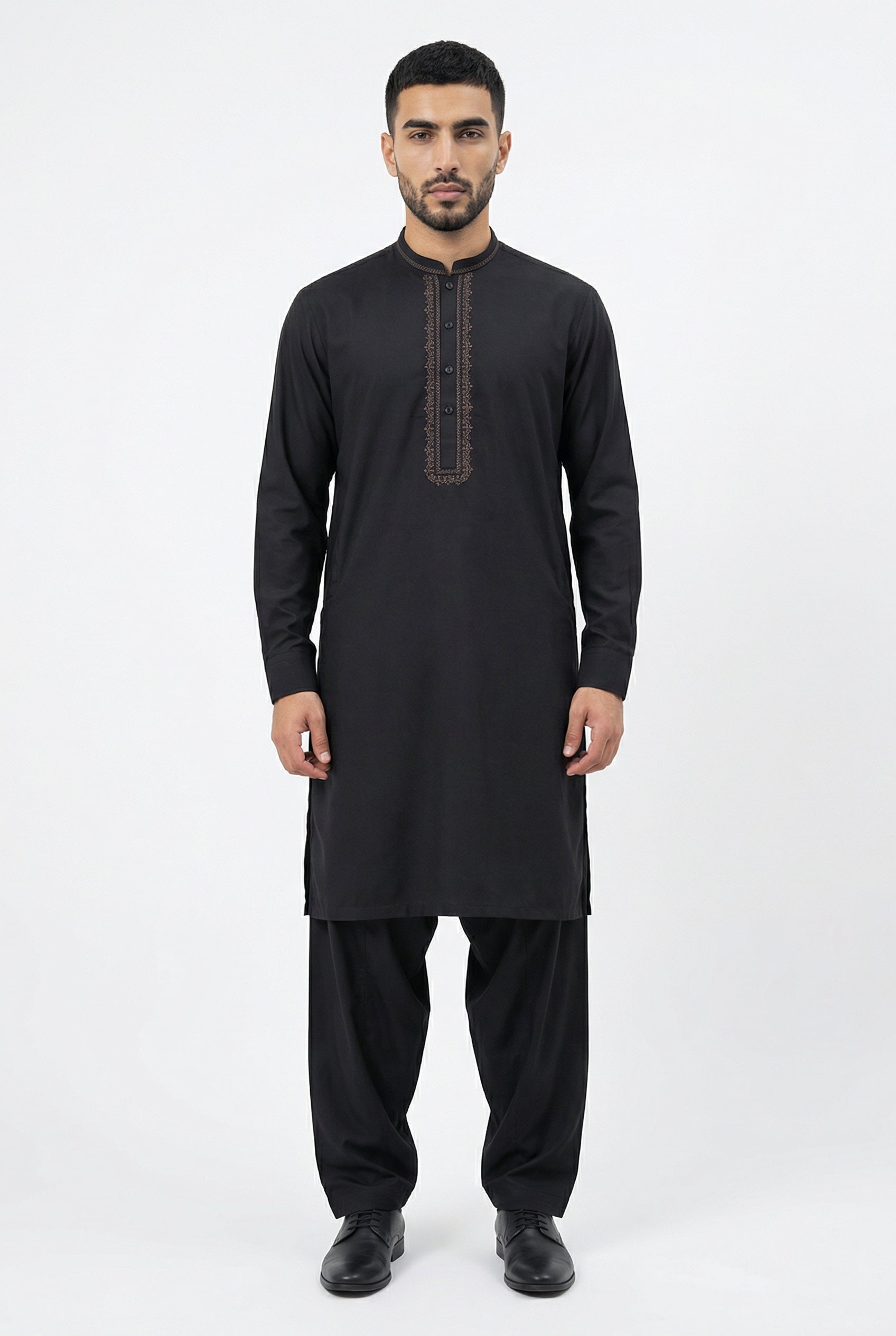 Shalwar Kameez Black 302-1