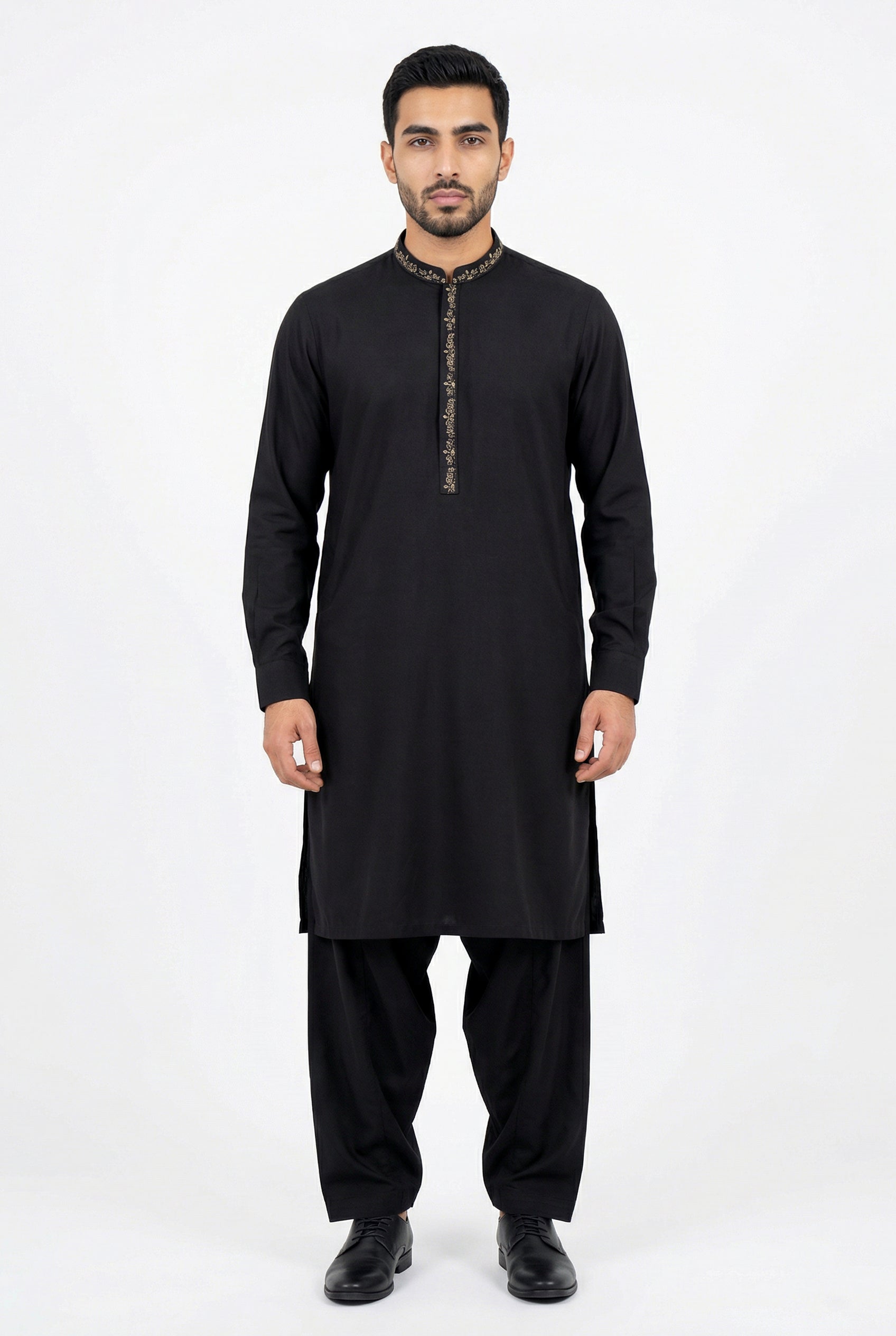Shalwar Kameez Black 303-2